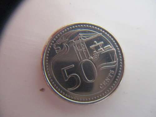 SINGAPORE 50c COIN 2016 - LOVELY CONDITION COIN
