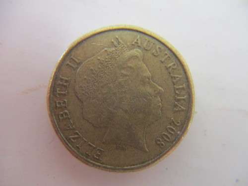 AUSTRALIA  1 DOLLAR COIN  2008