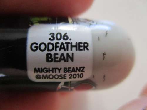 SUPER RARE - MIGHTY BEANZ MOOSE 2010 - NO . 306 - GOD FATHER BEAN