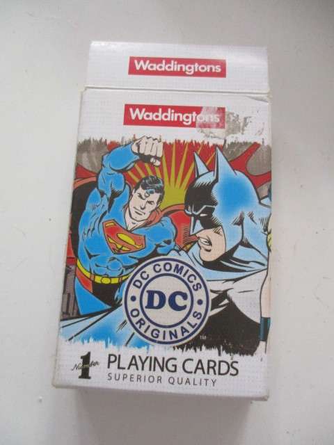 WADDINGTONS PLAYING CARDS / DC COMICS HEROS