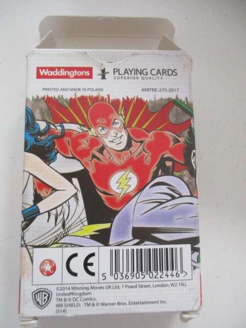 WADDINGTONS PLAYING CARDS / DC COMICS HEROS