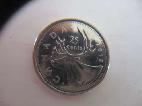 CANADA 25c COIN  2015 - GREAT CONDITION