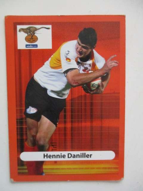 HENNIE DANILLER AND FABIAN JURIES CHEETAH TRADING CARDS