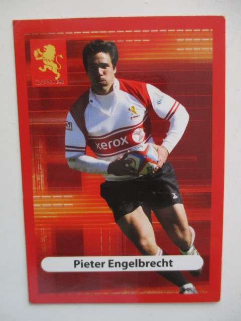 ROUAN CLOETE AND PIETER ENGELBRECHT RUGBY TRADING CARDS - CHEETAHS