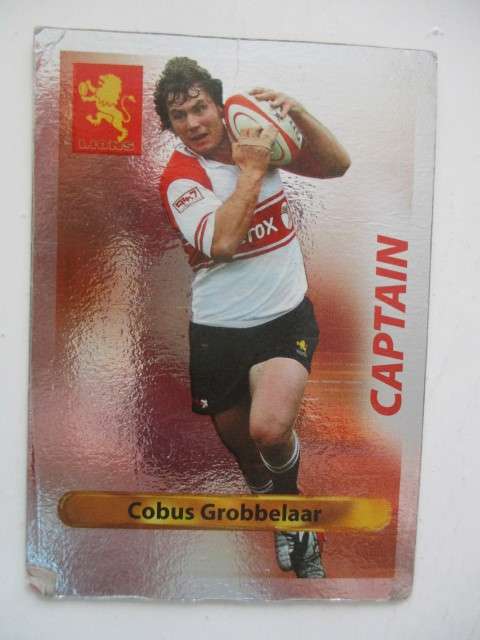 COBUS GROBBELAAR AND HANS VAN DYK -  RUGBY TRADING CARDS - CHEETAHS