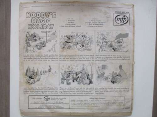 NODDY`S MAGIC HOLIDAY AND FREE NURSERY RHYME LP