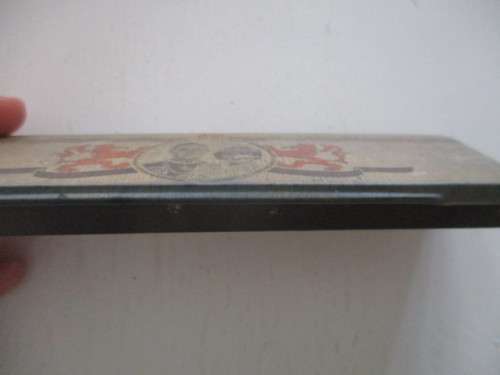 VINTAGE CHOCOLATE TIN KING GEORGE AND QUEEN ELIZABETH  (QUEEN MOTHER)