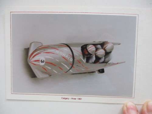 LOVELY CHRISTMAS CARD OF PRINCE ALBERT OF MONACO - 1992  WITH ENVELOPE