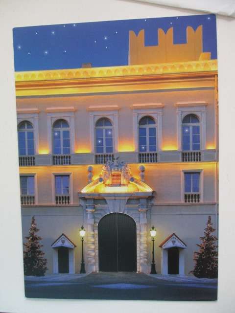LOVELY CHRISTMAS CARD - PRINCE ALBERT OF MONACO - 2009 WITH ENVELOPE