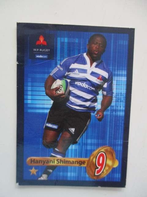 LOVELY RUGBY  TRADING CARDS - FRANCOIS LOUW AND HANYANI SHIMANGE W.P
