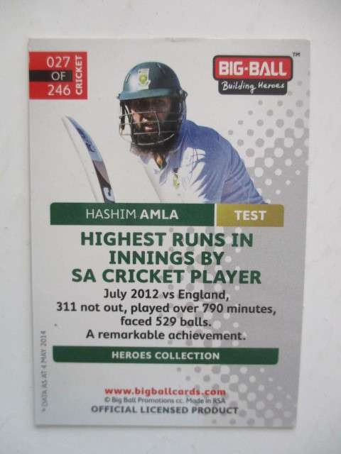 3 FOIL CRICKET CARDS  - ALLAN DONALD GRAEME SMITH AND HASHIM AMLA