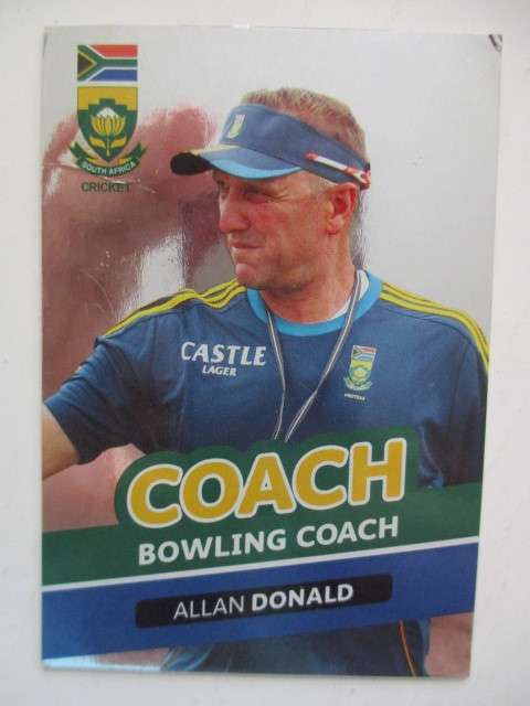 3 FOIL CRICKET CARDS  - ALLAN DONALD GRAEME SMITH AND HASHIM AMLA