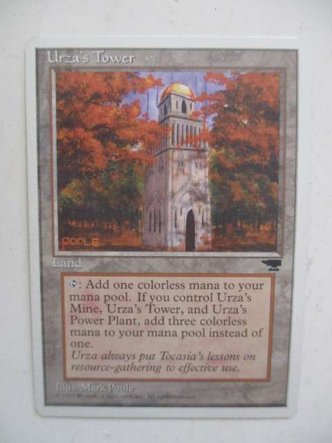 MAGIC THE GATHERING - URZA`S TOWER - FOREST - ANTIQUITIES