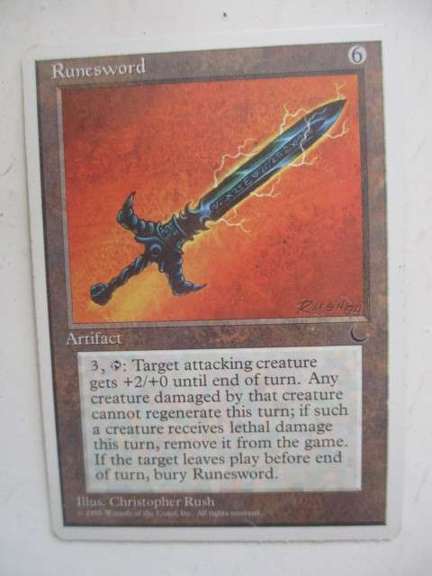 MAGIC THE GATHERING - RUNESWORD - THE DARK