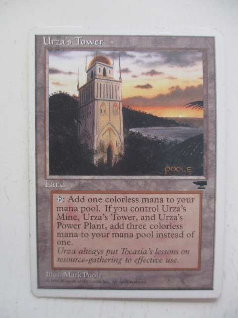 MAGIC THE GATHERING  - URZA`S TOWER - SHORE LINE - ANTIQUITIES