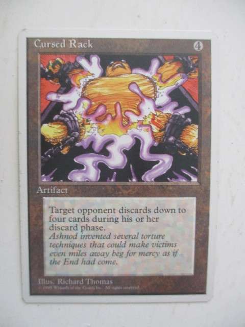 MAGIC THE GATHERING  - CURSED RACK - 4TH EDITION