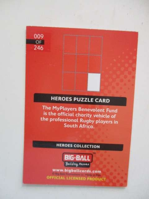 HEROES PUZZLE CARDS - BIG-BALL LOT OF 3