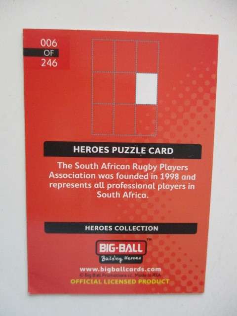 HEROES PUZZLE CARDS - BIG-BALL LOT OF 3