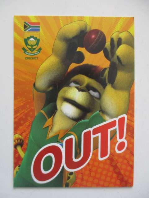 CRICKET TRADING CARDS - OUT CARDS AND SOUTH AFRICA VERSUS  LOT OF  15 CARDS