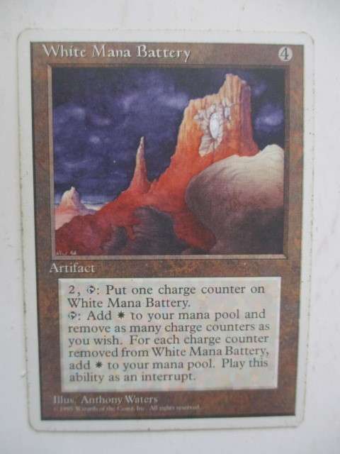 MAGIC THE GATHERING - WHITE MANA BATTERY - 4TH EDITION