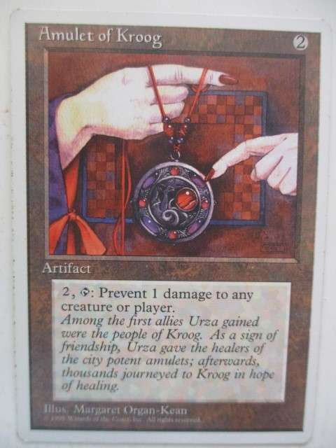 MAGIC THE GATHERING - AMULET OF KROOG - 4TH EDITION