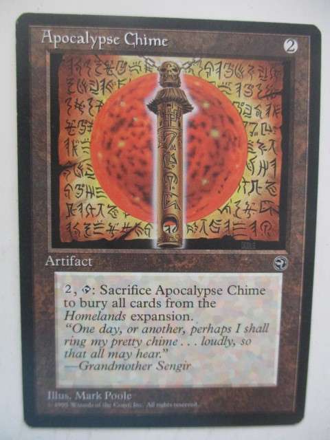 MAGIC THE GATHERING - APOCALYPSE CHIME - WORLD CHAMPIONSHIPS 1996