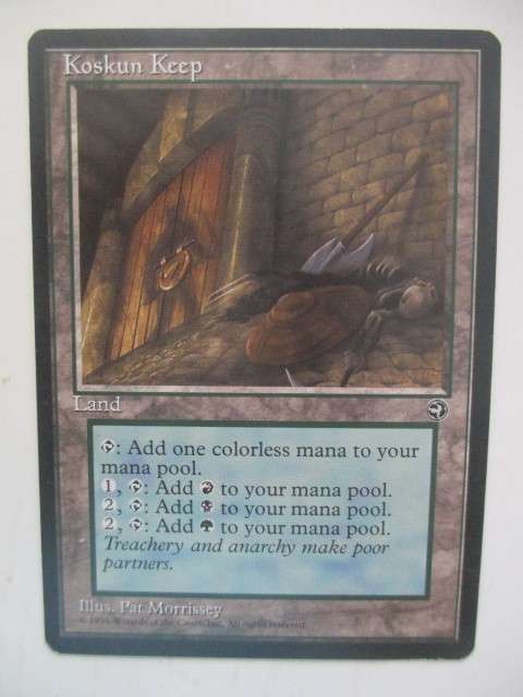 MAGIC THE GATHERING - KOSKUN  KEEP - HOMELANDS