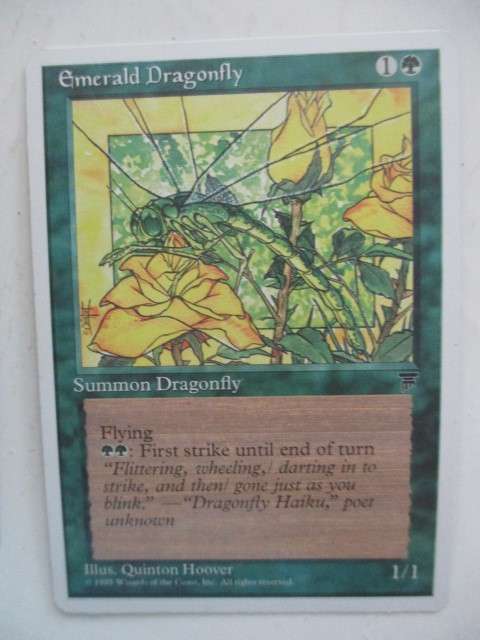 MAGIC THE GATHERING - EMERALD DRAGONFLY - LEGENDS