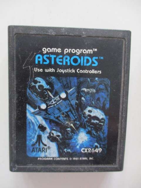 VINTAGE ATARI  CARTRIDGE - ASTEROIDS  - 1981