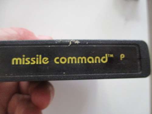 VINTAGE ATARI CARTRIDGE - 1981 - MISSILE COMMAND
