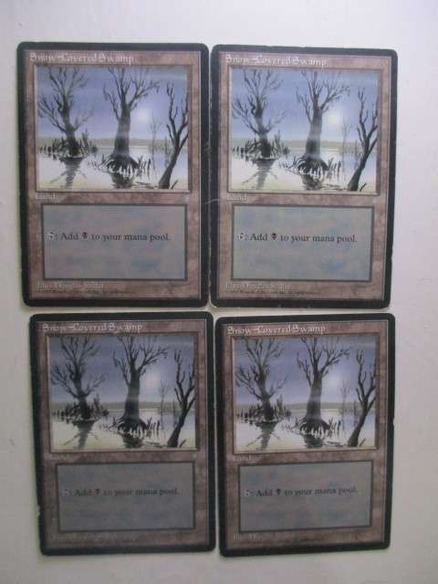 MAGIC THE GATHERING - SNOW-COVERED SWAMP - ICE AGE SET