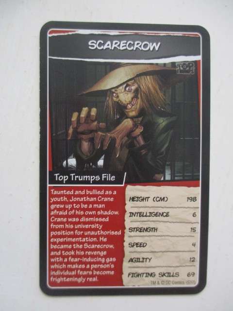 DC TOPPS HERO CARDS - SCARECROW - 2017 - 2 DIFFERENT EDITIONS