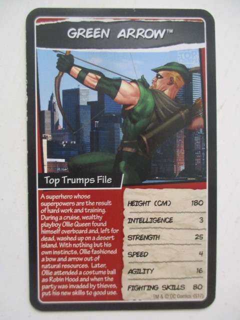 DC TOPPS HERO CARDS - GREEN ARROW - 2017