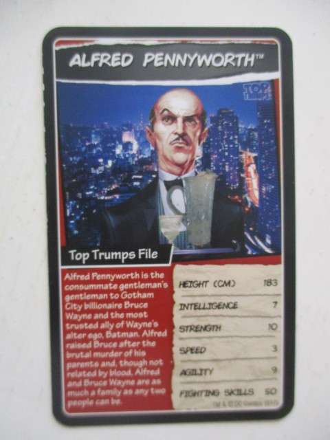 DC HEROS TRADING CARDS - ALFRED PENNYWORTH - 2017