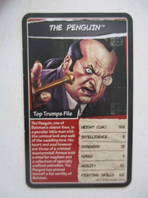 DC TOPPS HERO TRADING CARDS  - THE PENGUIN - 2017 2 DIFFERENT EDITIONS