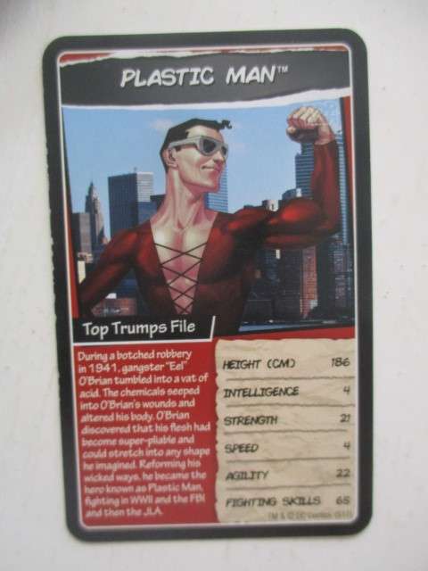 DC TOPPS HERO TRADING CARDS - PLASTIC MAN - 2017