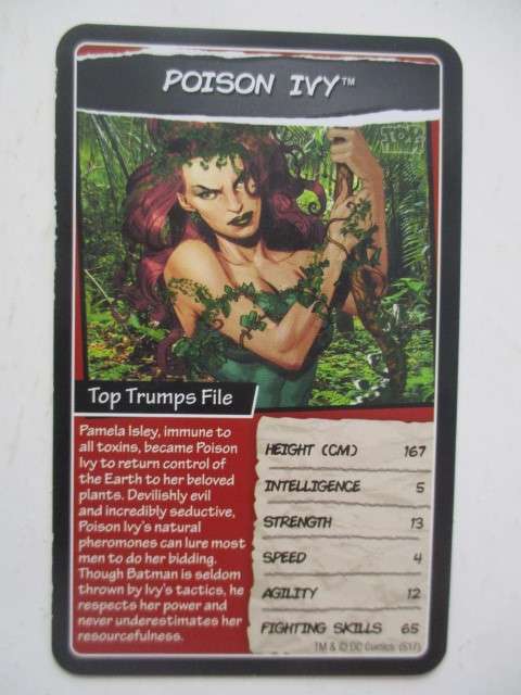 DC HERO TRADING CARDS - 2017  - POISON IVY