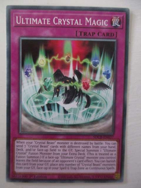 YU-GI-OH TRADING CARD - ULTIMATE CRYSTAL MAGIC
