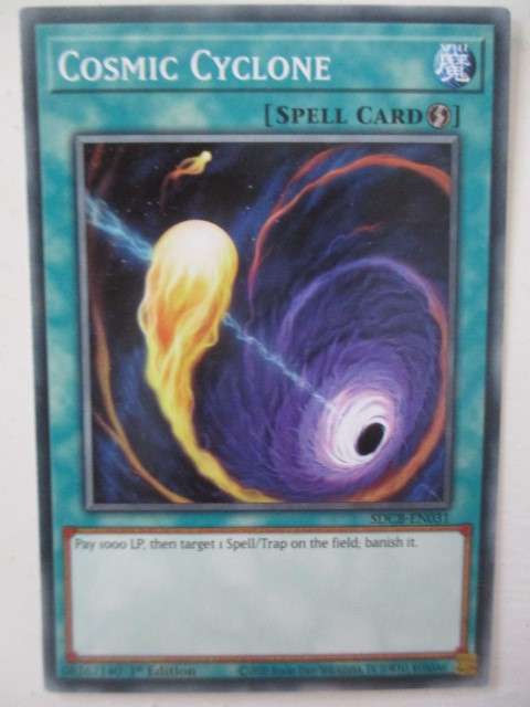 YU-GI-OH TRADING CARD - COSMIC CYCLONE -