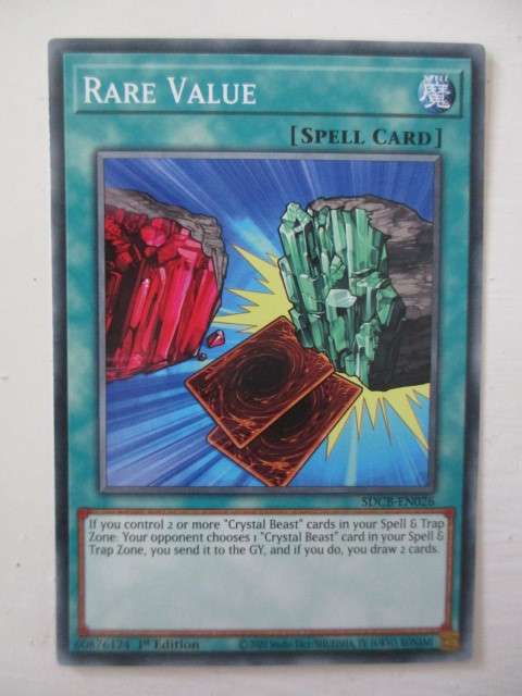 YU-GI-OH TRADING CARD - RARE VALUE