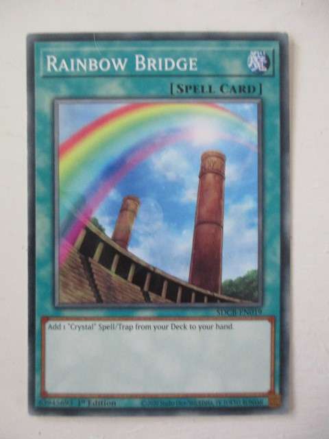 YU-GI-OH TRADING CARD - RAINBOW BRIDGE