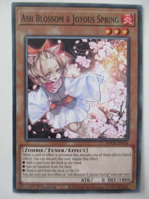 YU-GI-OH TRADING CARD - ASH BLOSSOM & JOYOUS SPRING