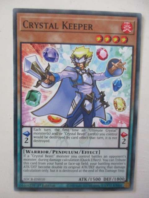 YU-GI-OH TRADING CARD - CRYSTAL KEEPER