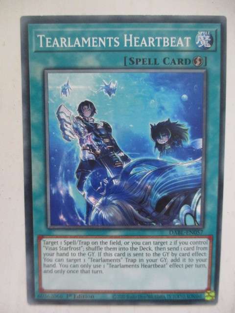 YU-GI-OH TRADING CARD - TEARLAMENTS HEARTBEAT