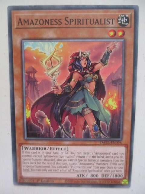 YU-GI-OH TRADING CARD - AMAZONESS SPIRITUALIST