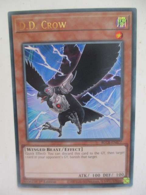 YU-GI-OH TRADING CARD - D.D. CROW / FOIL CARD SHINY