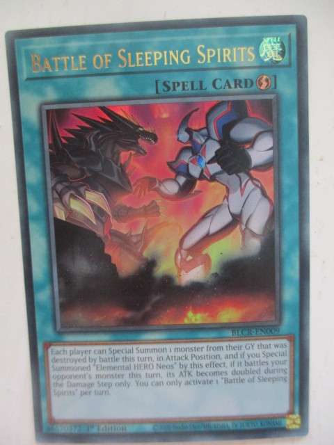 YU-GI-OH TRADING CARD - BATTLE OF SLEEPING SPIRITS / FOIL CARD / SHINY