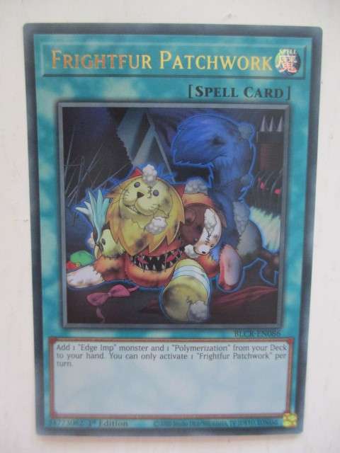 YU-GI-OH TRADING CARD - FRIGHTFUR PATCHWORK / FOIL CARD /SHINY