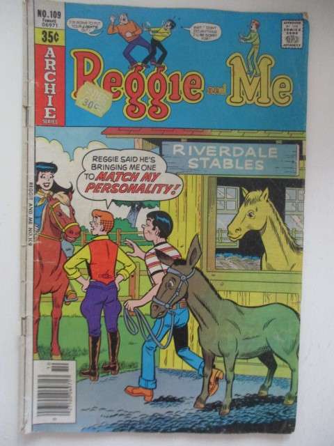 ARCHIE COMICS - REGGIE AND ME - NO. 109 - 1978