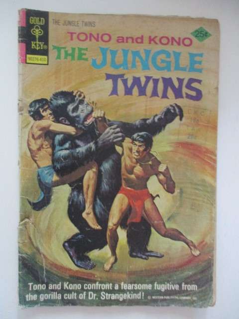 GOLD KEY COMICS - THE JUNGLE TWINS -  NO. 11 - 1974